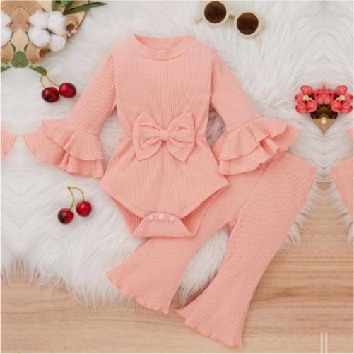 WINTER CHICH GIRL OUTFIT, LIGHT PINK
